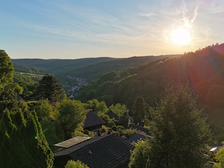 Sonnenuntergang beim "Chalet Eins"