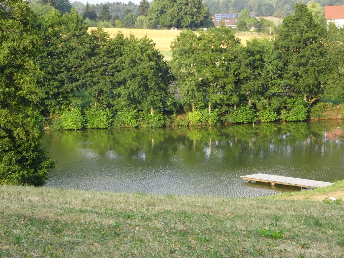 In unmittelbarer Nähe unser Naturbadesee