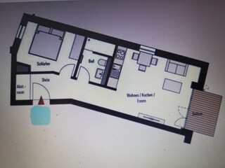 Apartamento de vacaciones Baabe Plano de planta 21