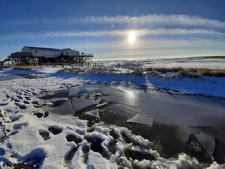 am Südstrand, ebenfalls im Januar
