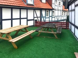 Charmantes Ferienhaus mit Dachterrasse in Hessen - Großalmerode - image1