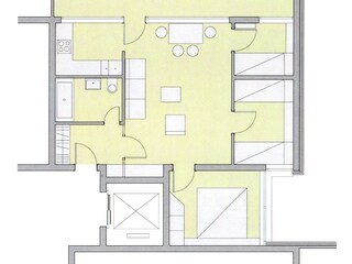 Ferienwohnung Norderney Grundriss 34