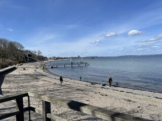 Der Naturstrand im Winter