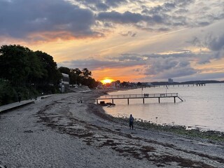 Der Naturstrand im Sommer