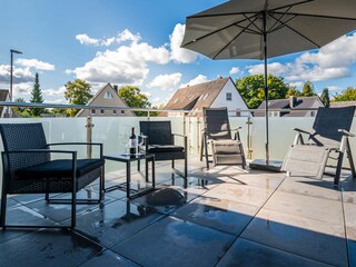 20m² großer Balkon