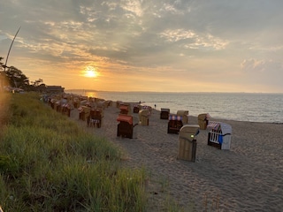 Der Strand von Niendorf am Niendorfer Balkon