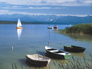 Ammersee mit Alpenblick