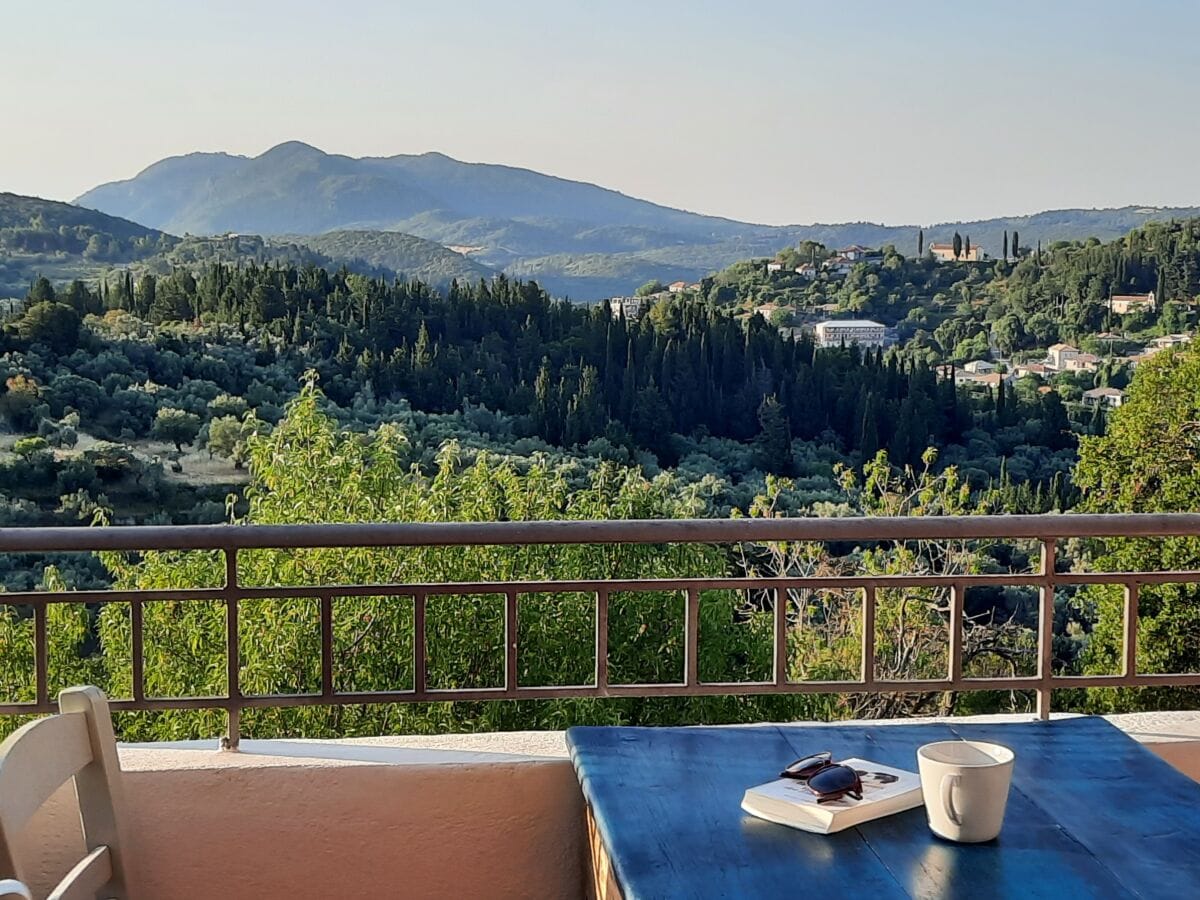 morgens auf der Veranda