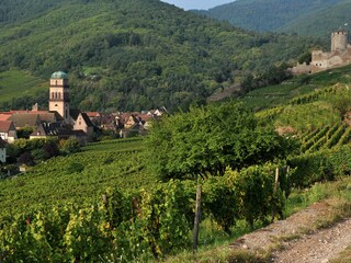 Kaysersberg church and castle