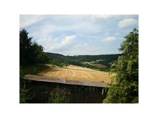 Aussicht aus dem Badezimmer