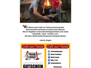 Gutschein z.B. für einen Schmiedekurs