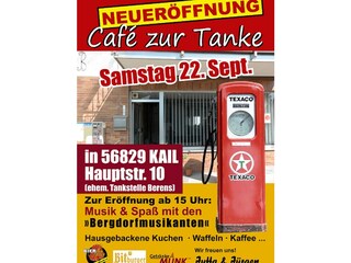 Eröffnung unseres Cafe´s zur Tanke