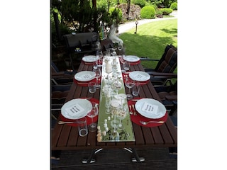 Grillplatz im Garten