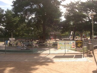 Der Bummispielplatz direkt an der Promenade