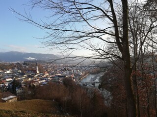 Blick vom Kalvarienberg auf Bad Tölz