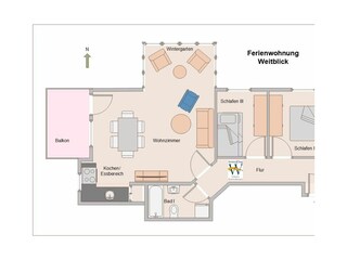 Appartamento per vacanze Wangerooge Registrazione all'aperto 20