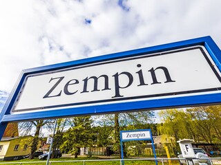 Ortsschild Zempin