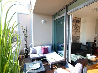 Terrasse mit Lounge