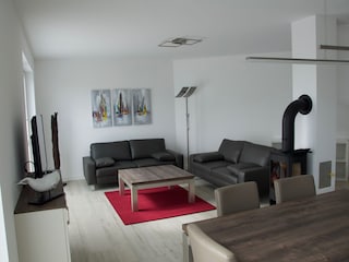 Wohnbereich mit Kamin