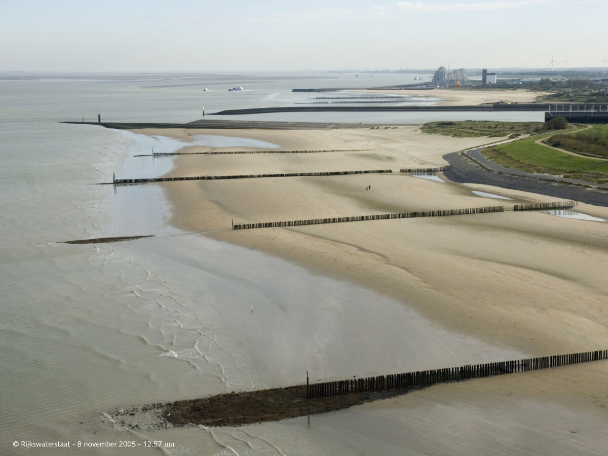 Strand Breskens im Winter