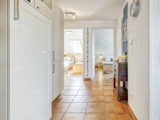 Blick auf die Schlafzimmer im UG