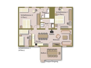Ferienwohnung Himmelpfort Grundriss 21