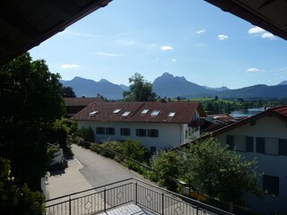 Aussicht vom Balkon