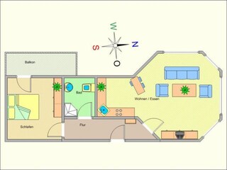 Holiday apartment Kühlungsborn-Ost Floor Plan 7