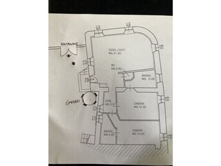 Appartamento per vacanze Limone sul Garda Pianta del piano 43