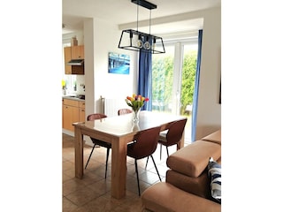 Blick auf den Esstisch