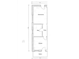 Der Grundriss der Ferienwohnung