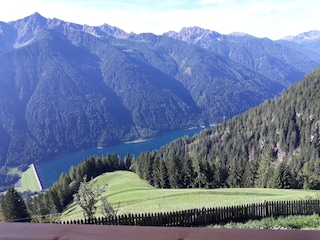 Die Aussicht vom Balkon der Ferienwohnung "Anna"