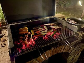 Grill im Garten