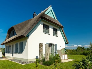 Südterrasse mit Strandkorb
