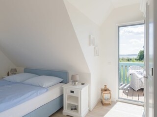 Traumhafter Ausblick vom Schlafzimmer auf Rügen