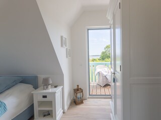 Traumhafter Ausblick vom Schlafzimmer auf Rügen