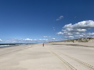 Strand beim Haus