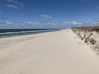 Strand beim Haus