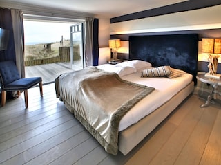 Schlafzimmer mit Meerblick