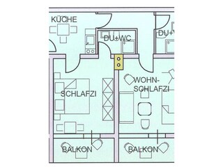 Appartamento per vacanze Steindorf Pianta del piano 15