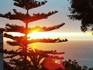 Sonnenuntergang bei der Finca