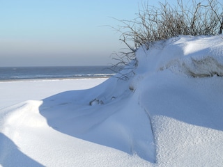 Düne im Schnee