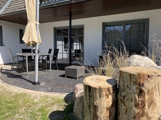 Blick auf die Terrasse