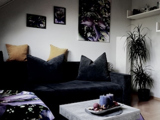 Wohnzimmer mit Schlafcouch