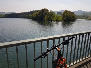 Sommer, Radeln am Diemelsee