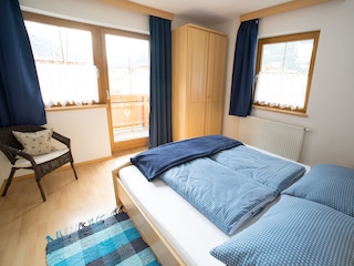 Schlafzimmer "Gletscherblick"