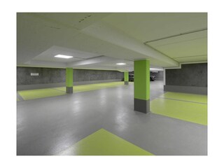 Strandvilla Gezeiten - Blick in die unglaublich geräumige Tiefgarage