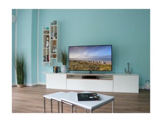 Villa Gezeiten App. Deichlicht- Blick auf den TV