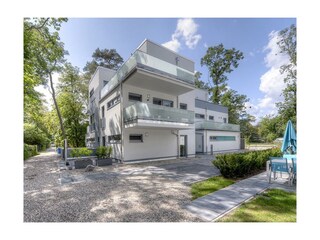 Strandvilla Gezeiten - Blick auf das Appartementhaus