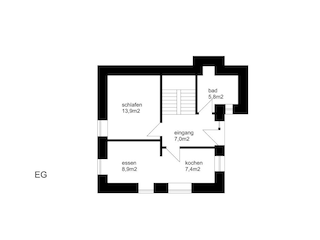 Vakantiehuis Lindaunis Grondplan 17